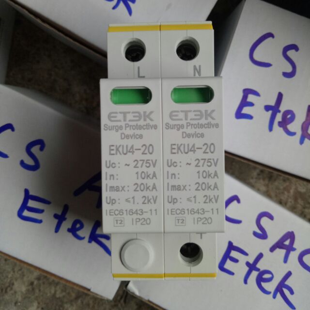 Chống sét lan truyền AC 1 pha hãng ETEK