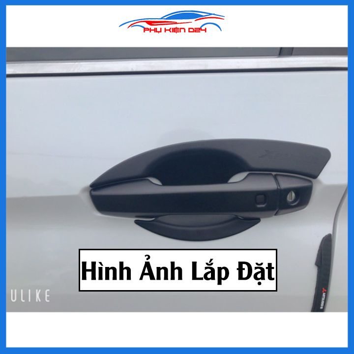 Ốp tay hõm Xpander 2018-2019-2020-2021-2022-2023 mạ crom/nhựa đen/cacbon chống trầy bảo vệ cửa xe ô tô