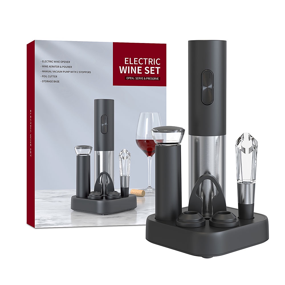 Uareliffe 5 In 1 Wine Opener Set Home Kitchen Bottle Opening Tool