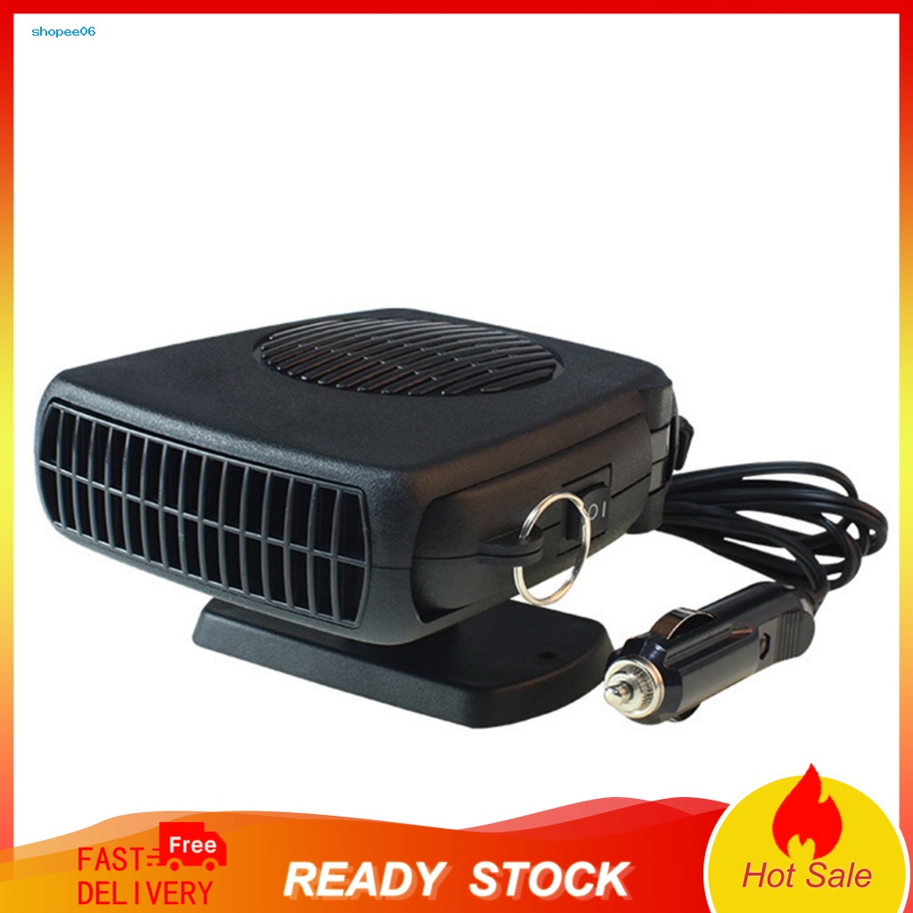 Quạt Sưởi Ấm 12 / 24V Gắn Kính Chắn Gió Xe Hơi Tiện Dụng