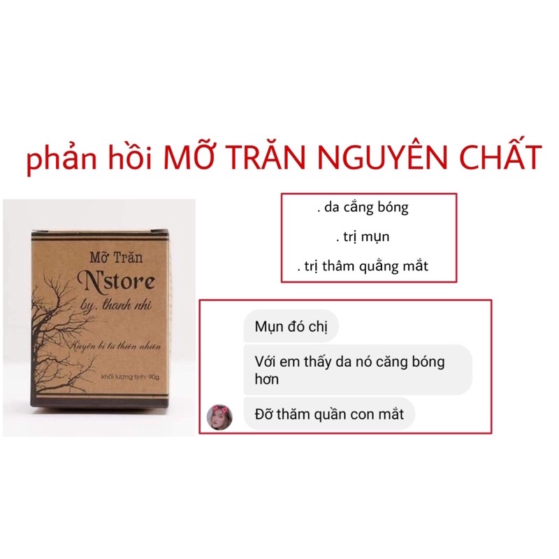 Mỡ trăn nguyên chất N'STORE triệt lông, mỡ trăn chính hãng