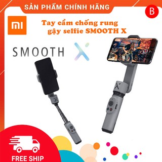 Gimbal chống rung Zhiyun Smooth X Chống rung cho điện thoại kết hợp gậy tự sướng,gậy selfie(HÀNG CHÍNH HÃNG BẢO HÀNH)