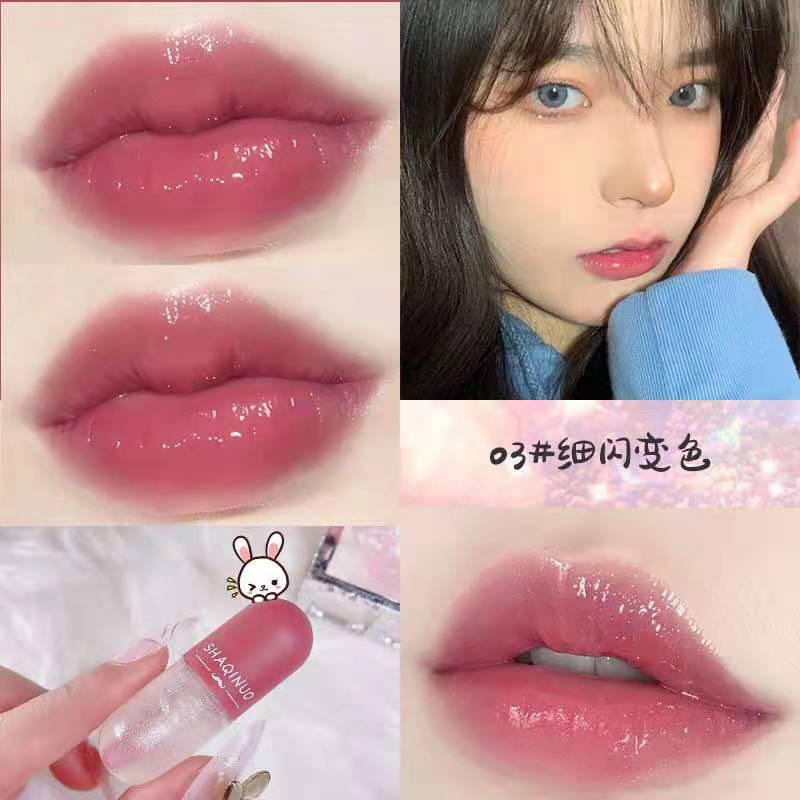 (Hàng Mới Về) Son Bóng Trong Suốt Dưỡng Ẩm Thay Đổi Màu Sắc Độc Đáo Thương Hiệu Sanuo | BigBuy360 - bigbuy360.vn