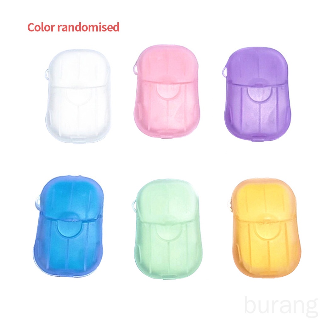 (Hàng Mới Về) Xà Phòng Giấy Rửa Tay Dùng Một Lần Tiện Dụng Khi Đi Du Lịch