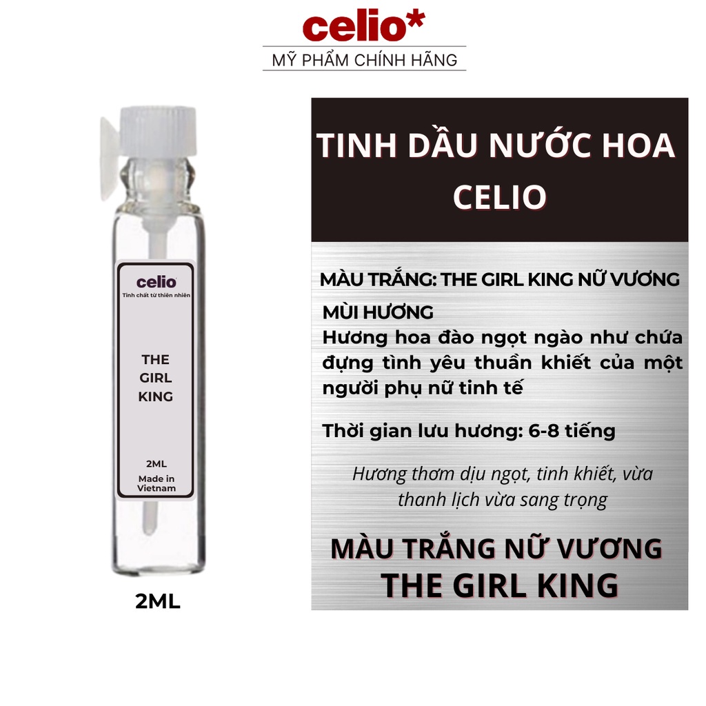 Tinh Dầu Nước Hoa Celio Nước Hoa Body Cá Tính Nồng Nàn Quyến Rũ Gợi Cảm CeLio Thơm Lâu Dạng Xịt Tiện Lợi Dung Tích 12ml