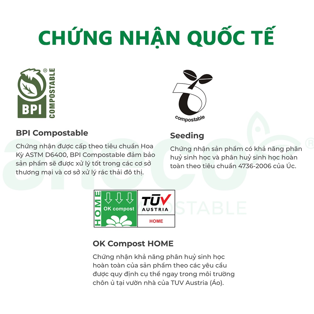 Hộp túi rác cuộn ANECO 11.35 lít, Phân hủy sinh học hoàn toàn - Không nhựa 100% - Bảo vệ môi trường (1kg)