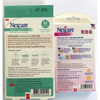 [Combo 2 hộp] Phim dán mụn 3M Nexcare