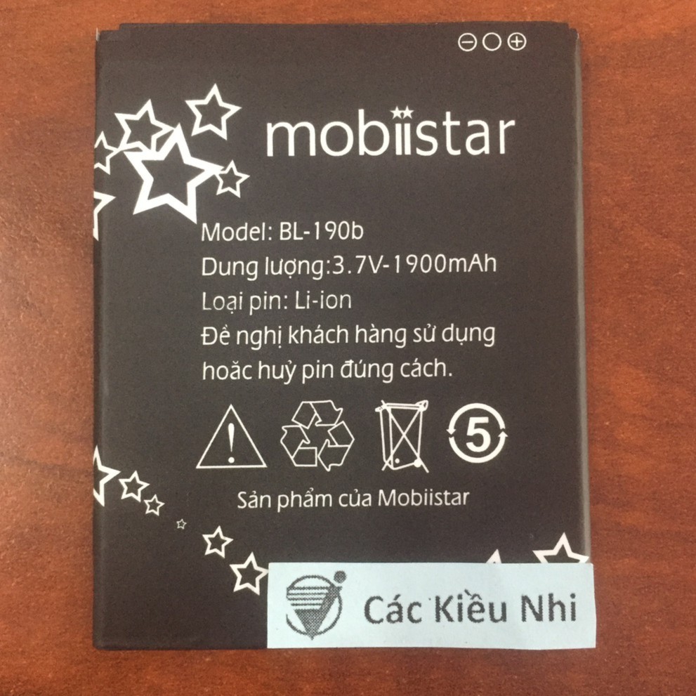 Pin Mobiistar BL-190B | Mobiistar Lai 504M
