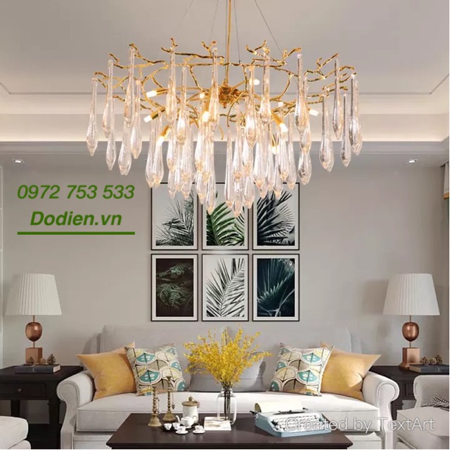 Đèn chùm Serip đèn chùm phale cao cấp phòng khách