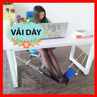 Võng Xếp Gác Chân Giảm Mỏi. Võng Vải Dày