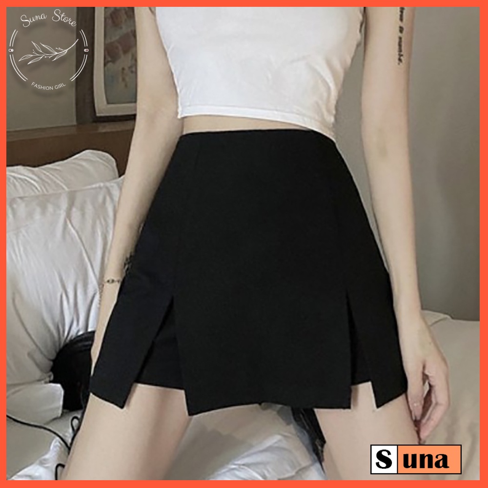 Quần giả váy nữ ngắn cạp cao, Quần váy cạp cao SUNA FASHION tuyết mưa từ 40 - 60kg | BigBuy360 - bigbuy360.vn