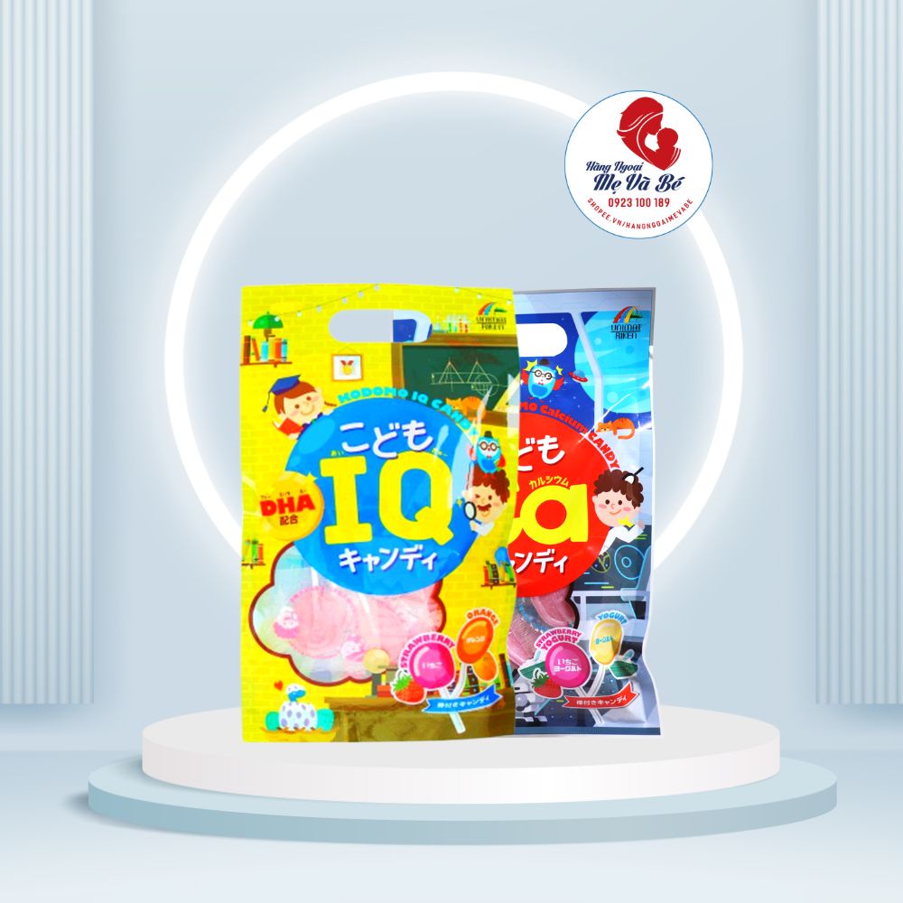 KẸO MÚT KODOMO IQ/CA Bổ Sung CANXI & DHA Cho bé từ 1 tuổi Vị Trái Cây