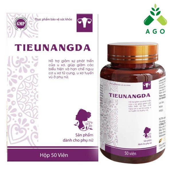 Tiêu Nang Đà tiêu sạch u xơ tử cung, u nang, đa nang buồng trứng, viêm tắc vòi trứng không tái lại 50 viên tieunangda