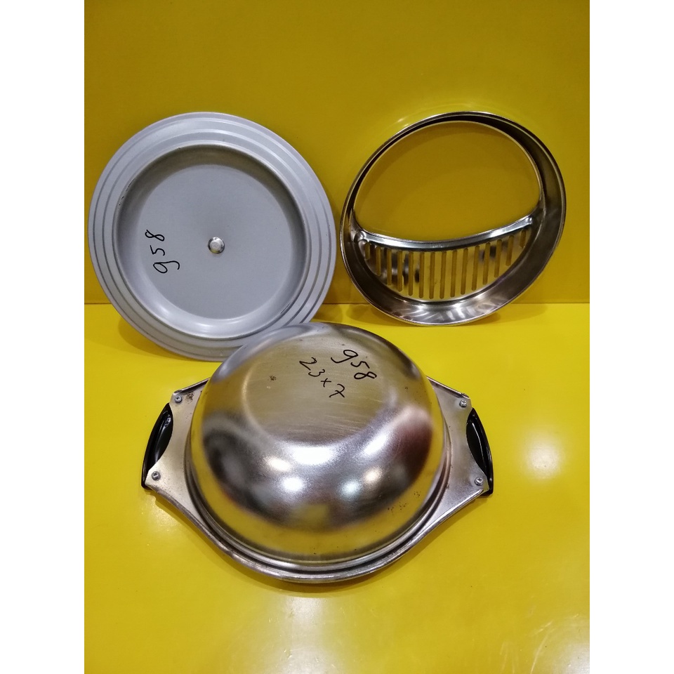 Nồi thép lẩu nội địa Nhật, size 23cm, cao 7cm (mã 958), Dùng được bếp từ