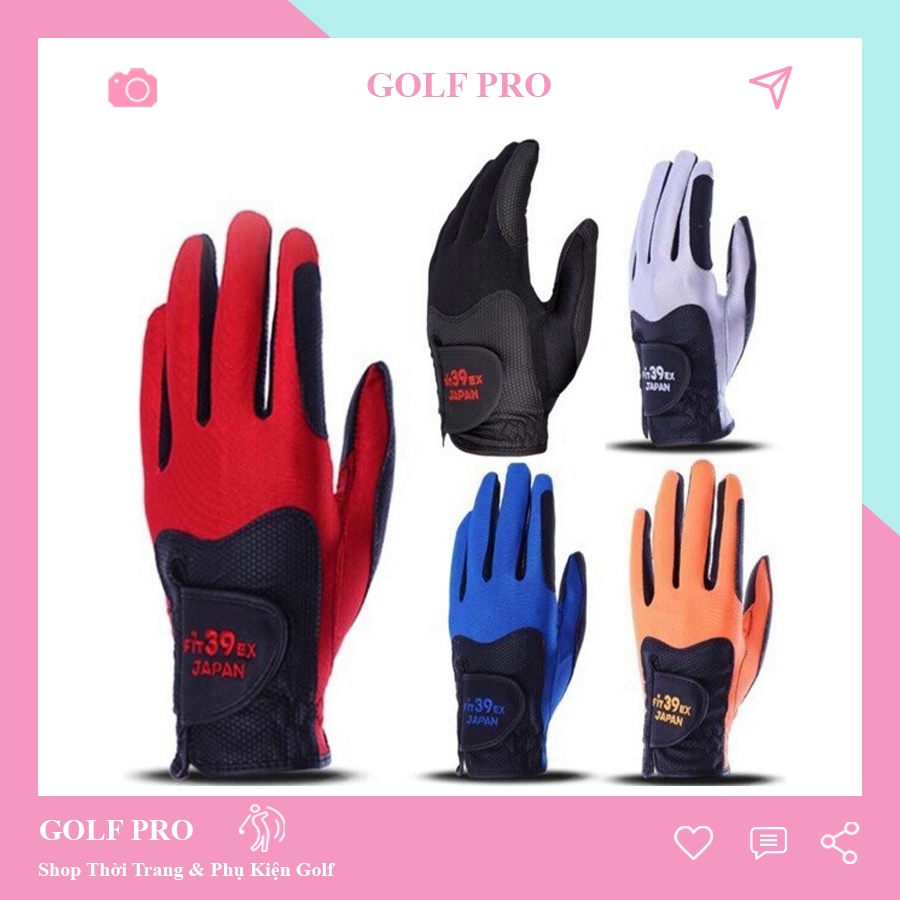 Găng tay golf nam nữ Fit39 chống trượt có cả hai tay GOLF PRO GT028