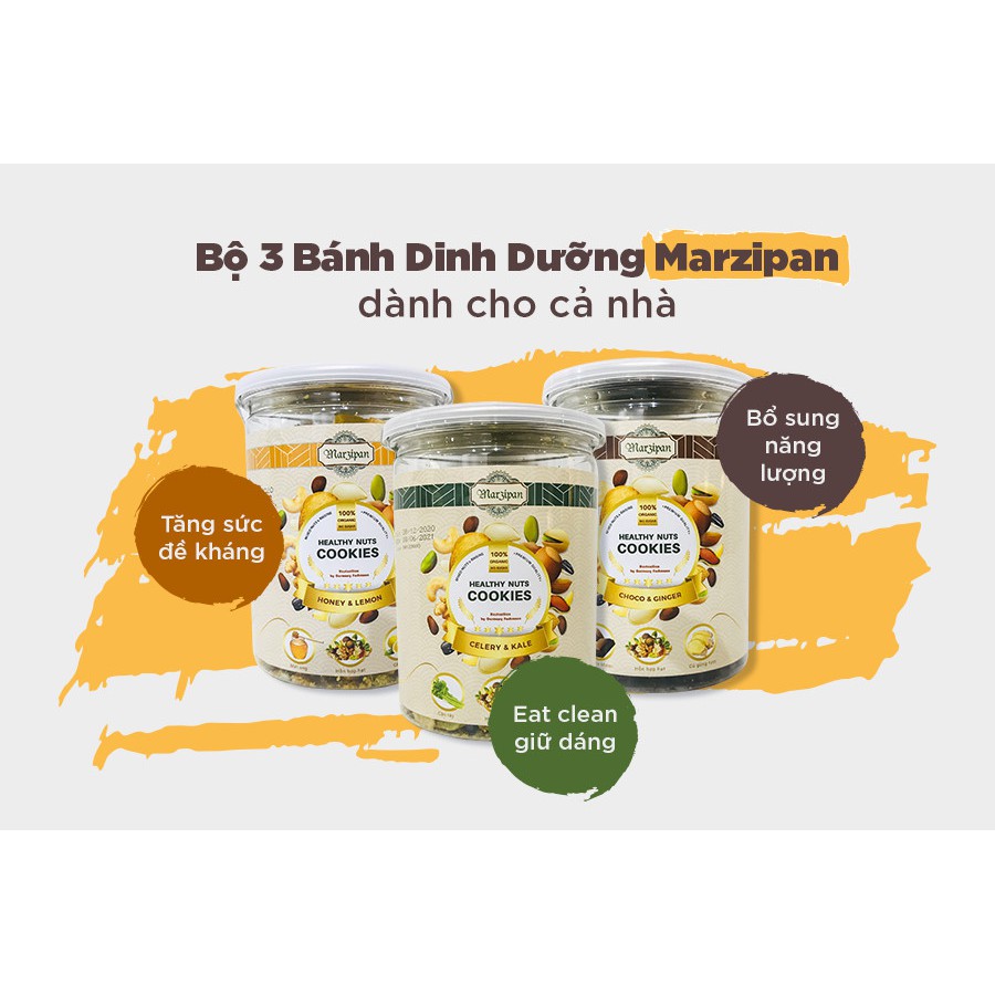 [Giảm 8%] [BỮA ĂN EATCLEAN] Bánh Healthy DARK CHOCOLATE & GỪNG mix hạt dinh dưỡng