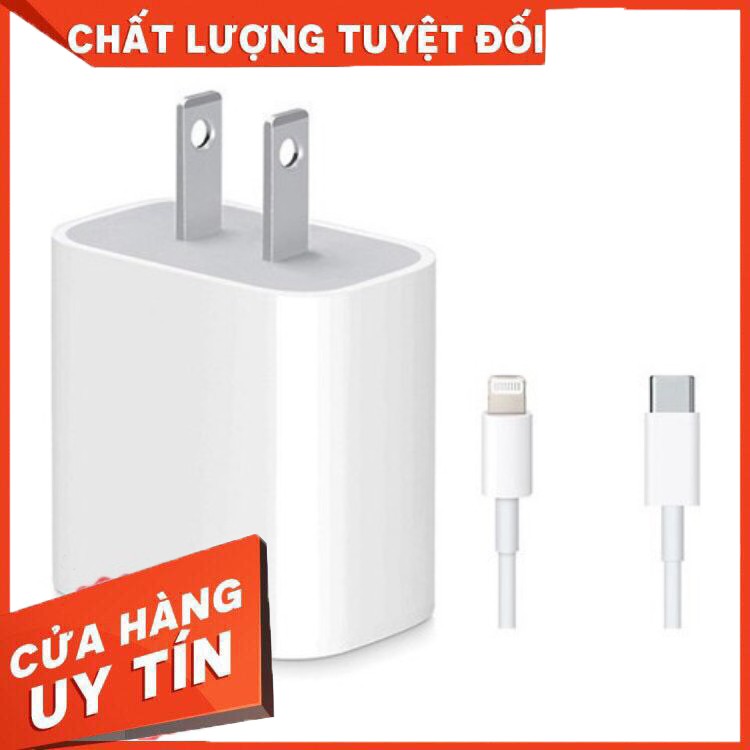 Bộ Sạc Nhanh Cho Điện Thoại [ IPHONE 20W ] 12promax/11/11pro/x/xs/8plus/8/7plus/7 BH 12 tháng