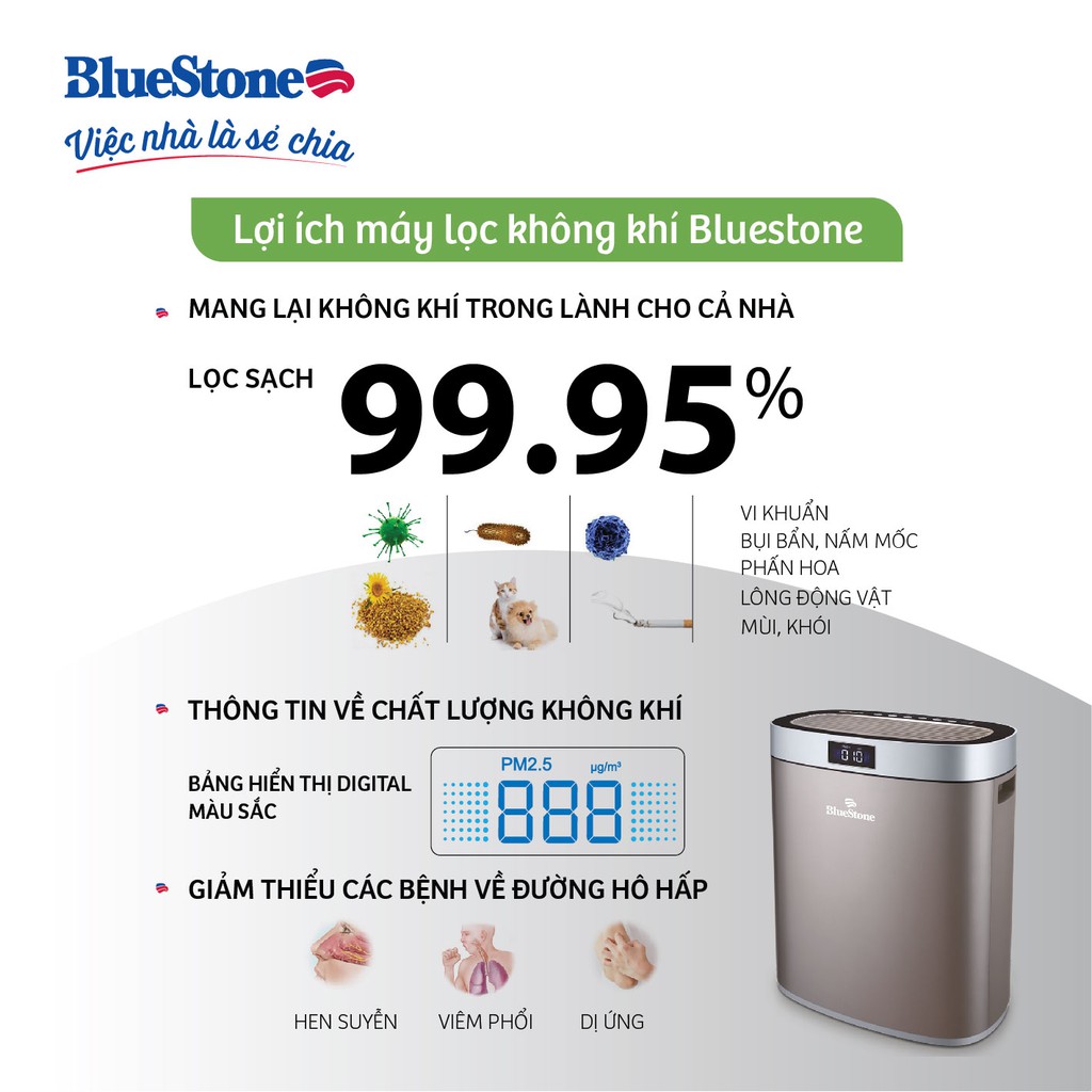 Máy Lọc Không Khí BlueStone APB-9575