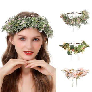 Vòng Hoa Đội Đầu Phong Cách Bohemian