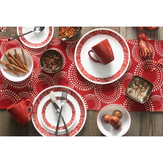 Dĩa mỹ may mắn gốm thuỷ tinh - corelle bandhani 110-26cm
