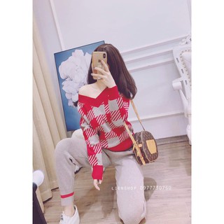 Set bộ len kẻ hàng QCCC chất đẹp