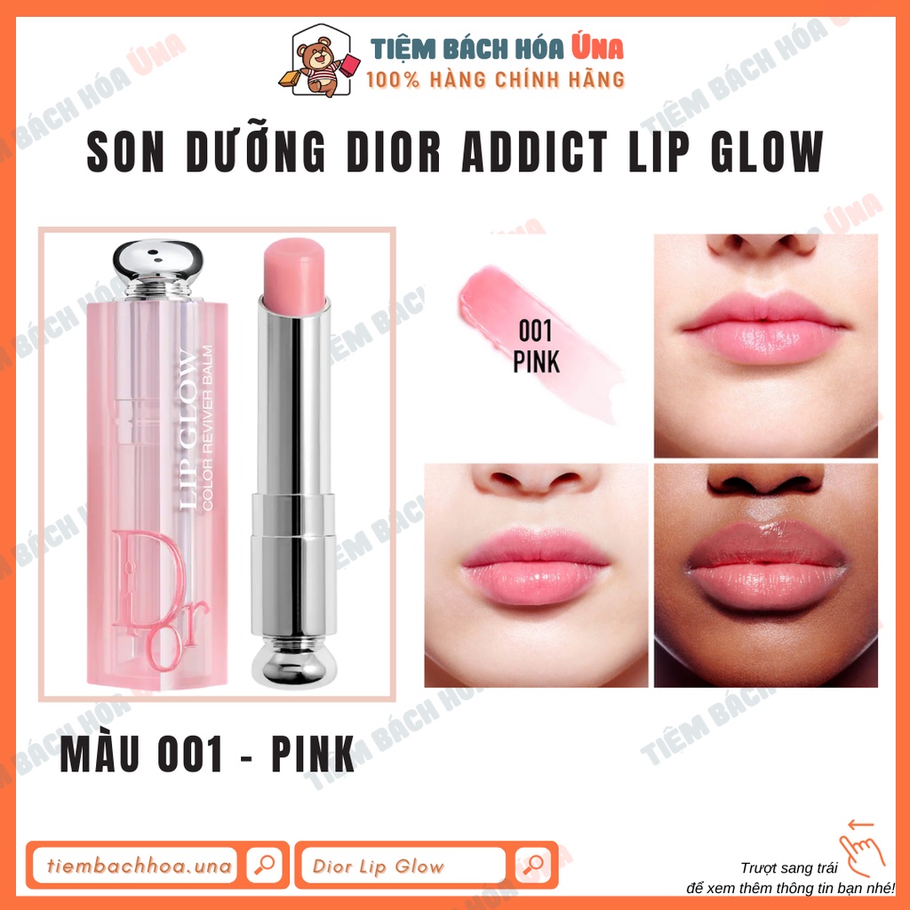 Son dưỡng DIOR Addict Lip Glow hàng chính hãng Sephora mẫu mới 2021 nhiều màu 001, 004, 012, 015, 025