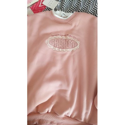 Áo nỉ bông Grandma