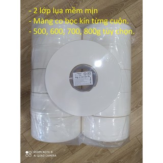 Giấy vệ sinh 700GAM CÔNG NGHIỆP cuộn lớn