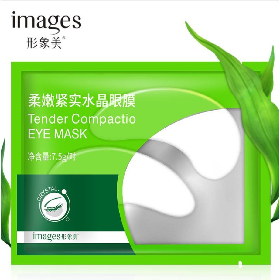 Mặt nạ mắt Images Eye Mask chiết xuất đậu xanh, collagen, nha đam, hoa hồi cấp ẩm cho vùng bọng mắt, thâm mắt