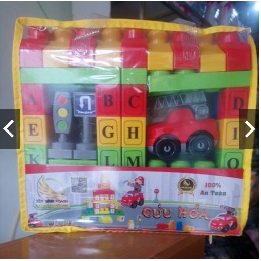 Bộ xếp hình cứu hỏa hàng việt nam cao cấp an toàn cho bé