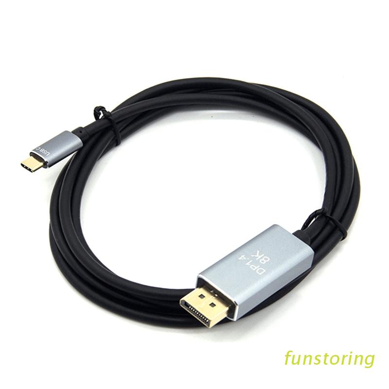 Cáp Chuyển Đổi USB C Sang DisplayPort 1.4 8K Type-C Sang DP 5.91ft Cao Cấp