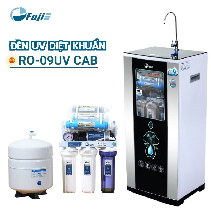 Máy lọc nước RO FUJIE RO-09UV CAB (9 Cấp Lọc - Bao Gồm Tủ )