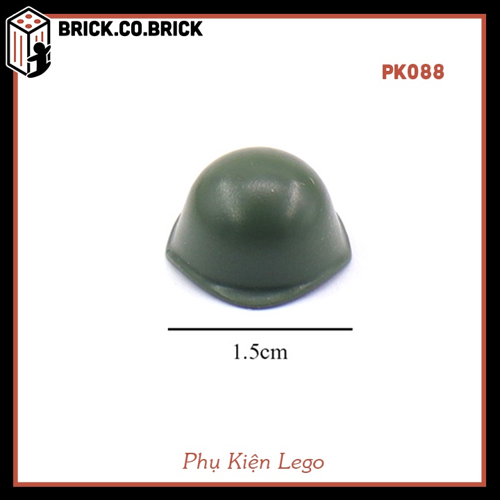 Phụ Kiện Lắp ráp Nón Mũ Bộ Đội Minifigure MOC Army PK088 PK089