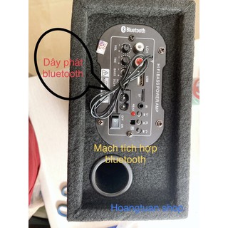 Loa Crown 5 Vuông tích hợp bluetooth