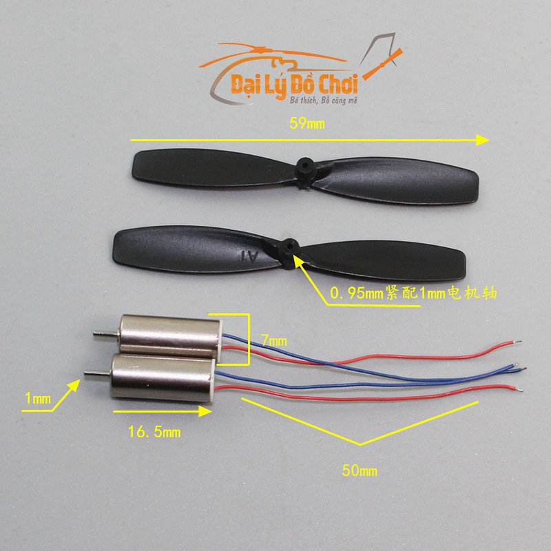 Cặp cánh quạt nối trục động cơ dành cho chế tạo máy bay cánh bằng chất lượng cao giá rẻ