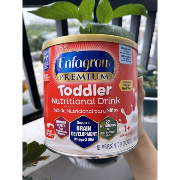 Sữa Enfagrow Toddler Nutrition Drink nắp đỏ vị sữa -284g