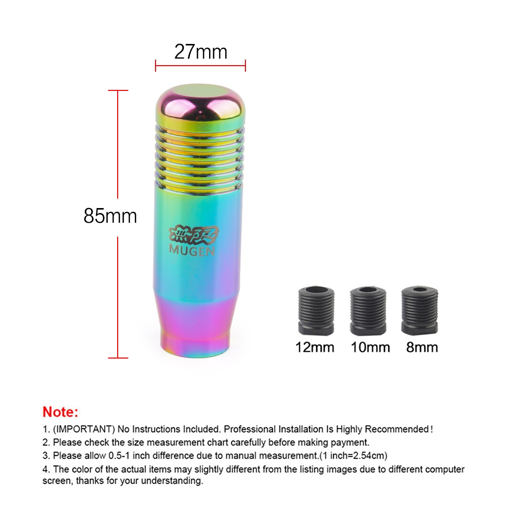 Tay Nắm Cần Số 8.5CM Bằng Nhôm Phổ Biến Cho Xe Hơi