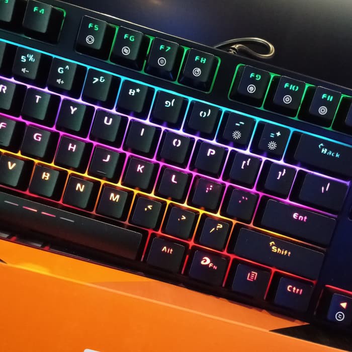Bàn phím cơ Gaming DAREU EK87 MULTILED Black- Bản LED nhiều màu bảo hành 24 th
