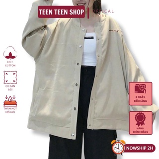 Áo Khoác Dù Bomber Cúc bấm Siêu Đẹp