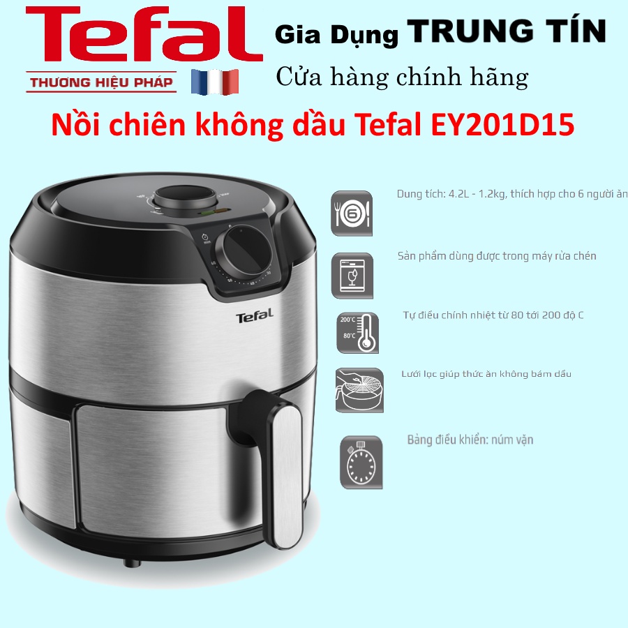Nồi chiên không dầu Tefal EY201D15 - Chính hãng TEFAL