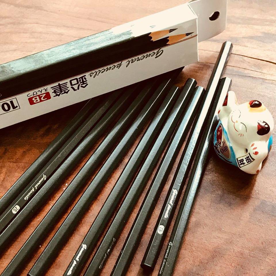 Set 10 bút chì mềm 2B Hàng Nhật