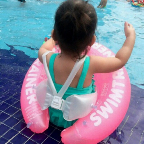 KHO SỈ - Phao tập bơi có dây đai chống lật cho bé yêu từ 0 đến 5 tuổi (từ 8kg đến 18kg)