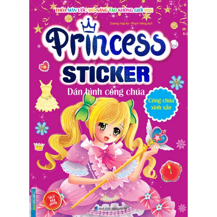 Sách - Princess Sticker - Dán Hình Công Chúa - Công Chúa Xinh Xắn