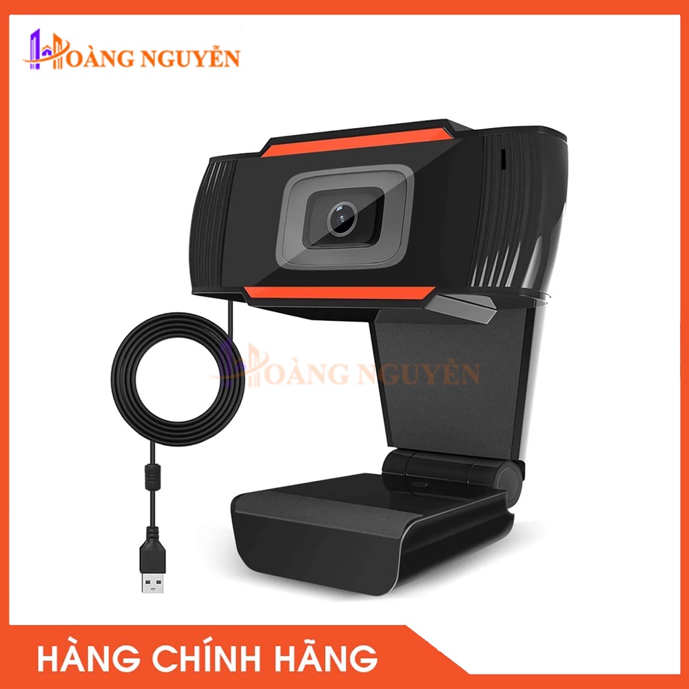 [NHÀ PHÂN PHỐI] Webcam SD 720P - Gọi Video, Tích Hợp Mic, Đầu Nối USB Tiện Dụng, Ống Kính Quang Học Chuyên Dụng