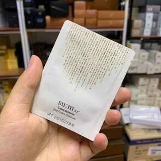 Combo 10 gói sữa rửa mặt su:m37 vàng cao cấp losec summa elixir foam cleanser