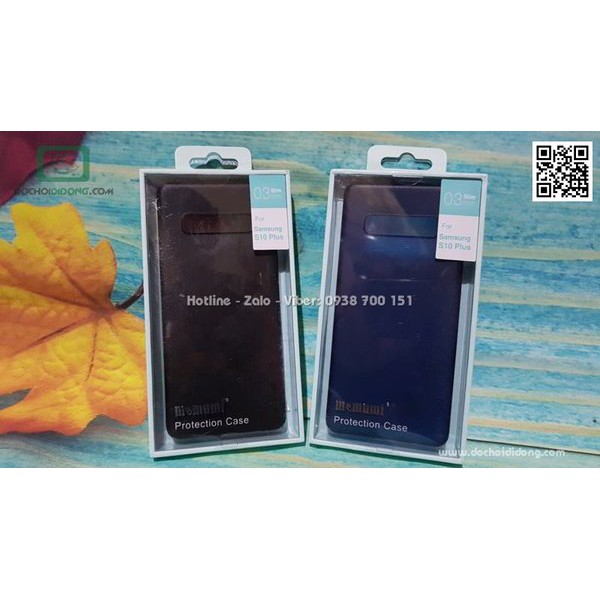 Ốp Lưng Samsung S10 Plus Memumi Siêu Mỏng 0.3mm