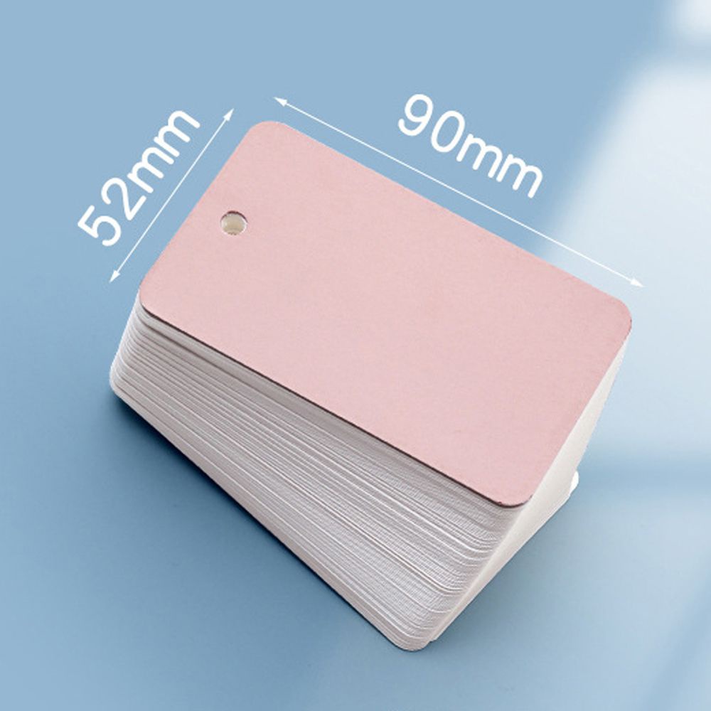 Cuộn thẻ ghi chú nhỏ gọn có vòng khóa giấy trống nhiều màu sắc