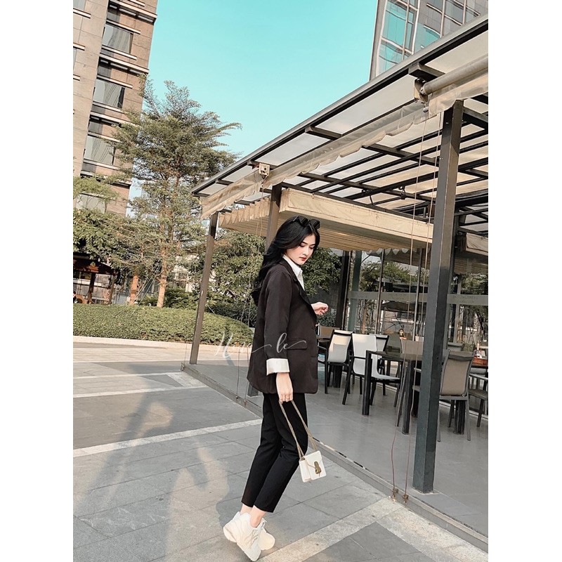 ÁO KHOÁC VEST ĐEN LÓT KEM | BigBuy360 - bigbuy360.vn