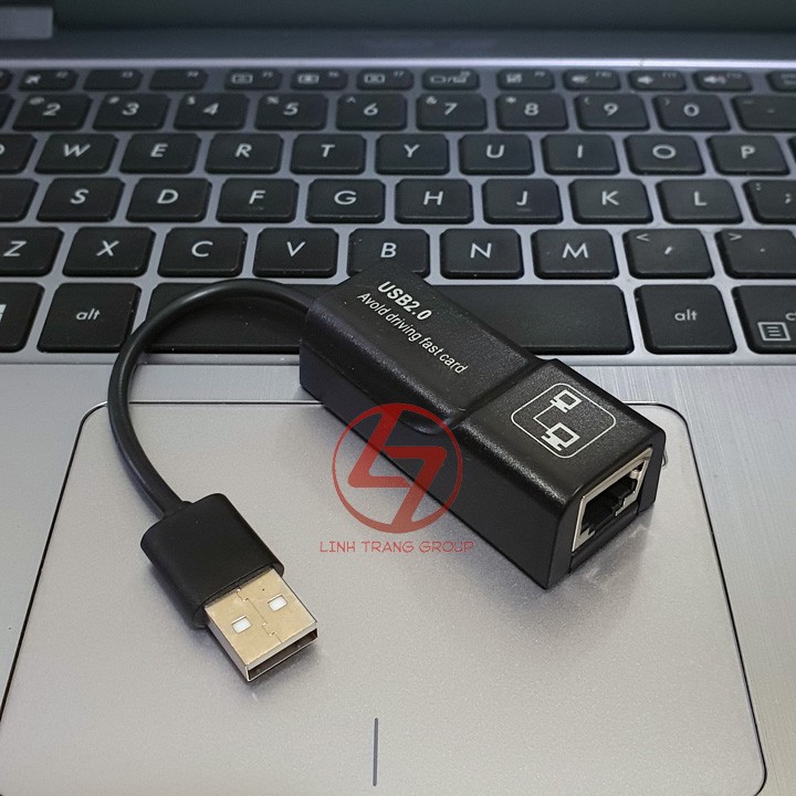 Cáp chuyển đổi USB 3.0-2.0 sang LAN (Ethernet) PK27