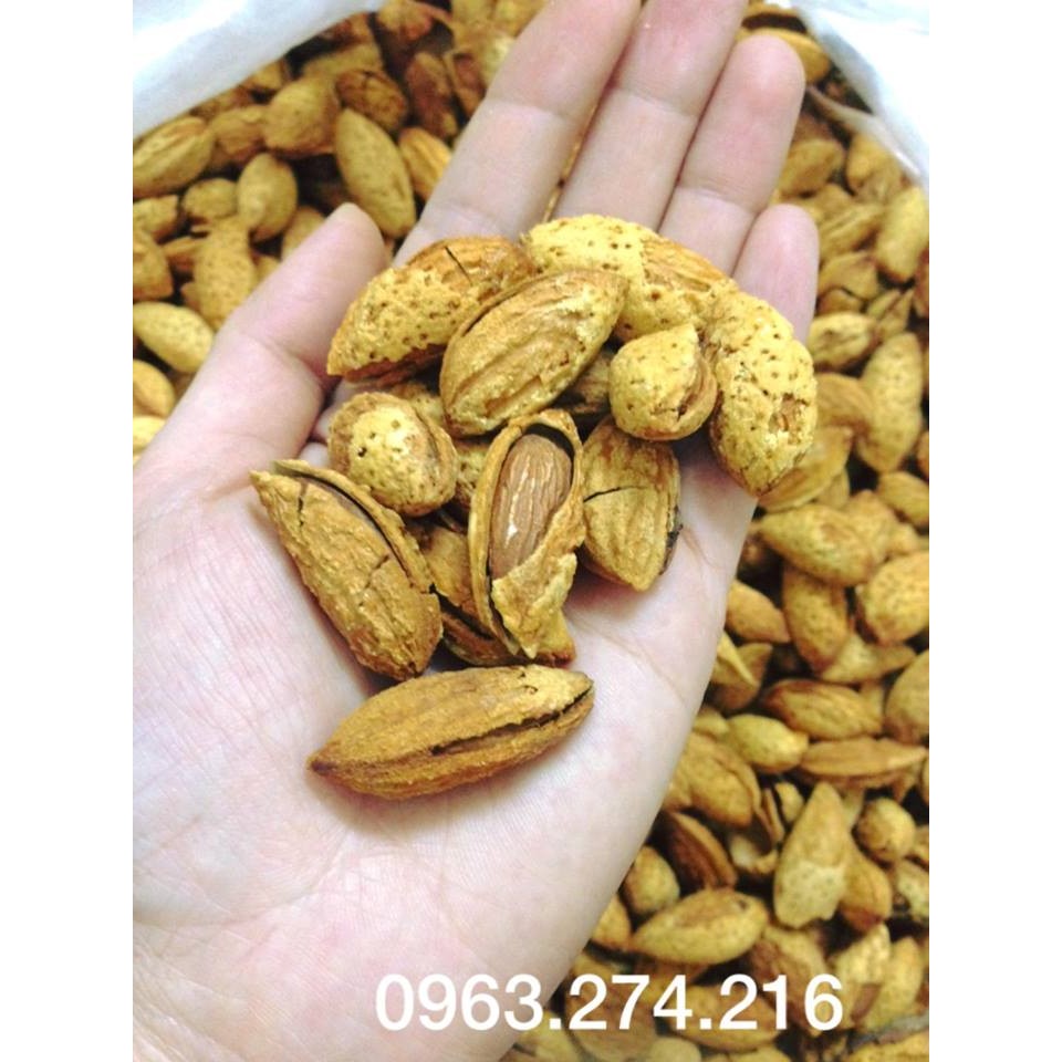 Hạnh nhân nguyên vỏ rang bơ (500g)
